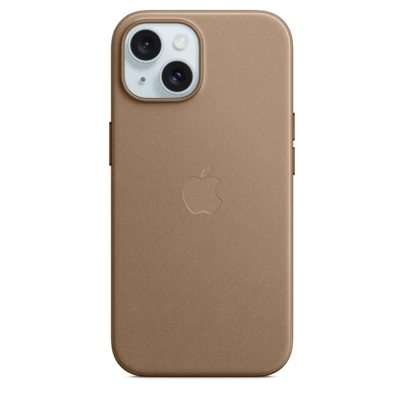 Apple Finewoven Zaštitna Maska za iphone 15 - taupe sa zadnje strane