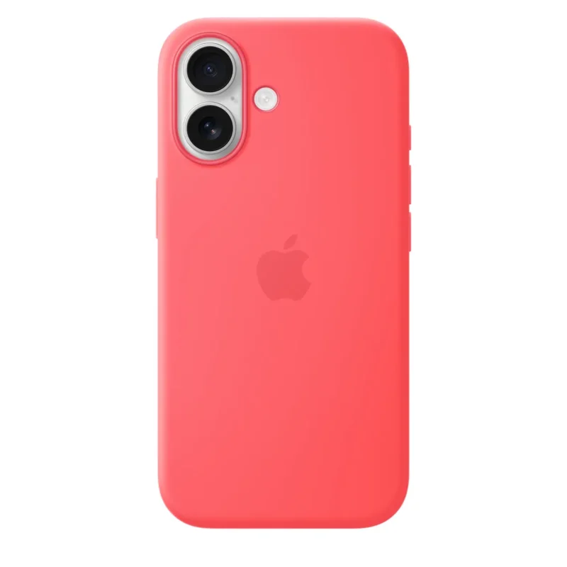 iphone 17 protective silicone case bright guava