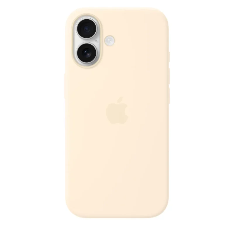 iphone 17 protective silicone case vanilla